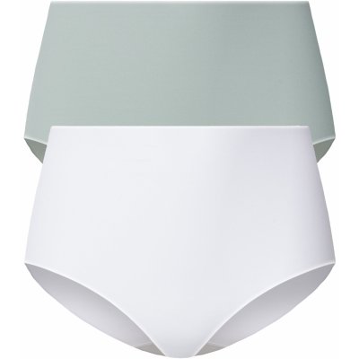 esmara Dámské bezešvé tvarující kalhotky 2 kusy mintová bílá