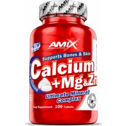 Amix Nutrition Ca + Mg + Zn 100 kapslí