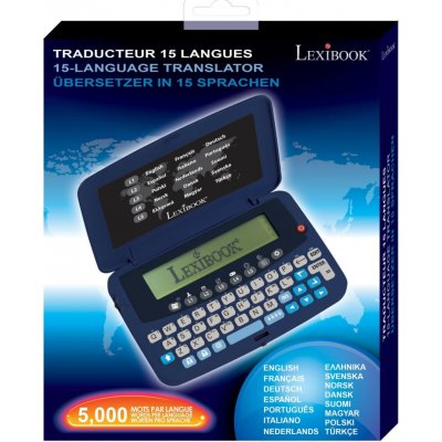Lexibook Elektronický kapesní překladač do 15 jazyků – Hledejceny.cz