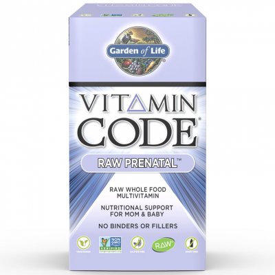 Garden of life Vitamin Code RAW Prenatal multiVitamín pro těhotenství 90 rostlinných kapslí – Zbozi.Blesk.cz