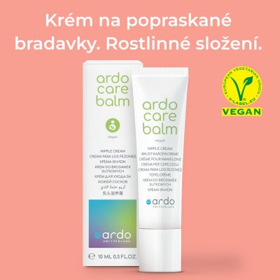 Ardo Care Balm veganský krém na prsní bradavky 10 ml – Sleviste.cz