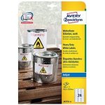Avery Zweckform J4773-10 bílé 63.5mm x 33.9mm – Zboží Dáma