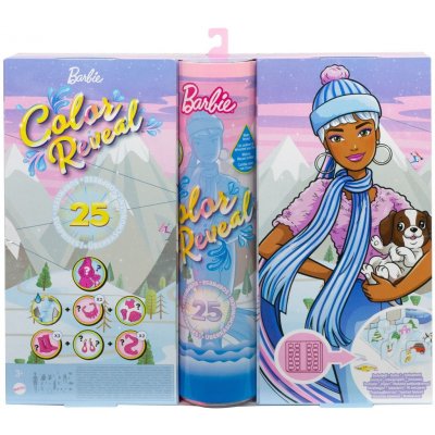 Mattel Barbie Color Reveal Adventní kalendář 2021 – Zbozi.Blesk.cz