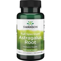 Swanson Astragalus Root Kozinec 470 mg 100 kapslí