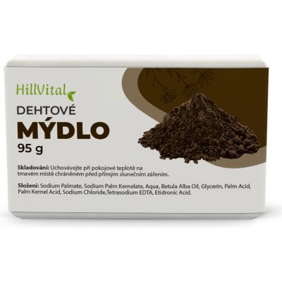 HillVital mýdlo na lupénku a ekzém s léčebným dehtem 95 g