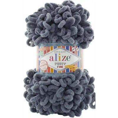 Příze Puffy Fine 87 Šedá – Sleviste.cz