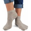 Noviti ST 022 W 04 lurex dámské ponožky stříbrno-béžové