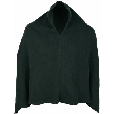 Vlnka Vlněné pončo Merino s kašmírem Lazio zelená – Sleviste.cz