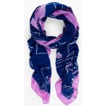 Desigual dámský šátek 24WAWA26 5000 FOU FACE IT RECTANGLE 5000 blue – Zboží Dáma