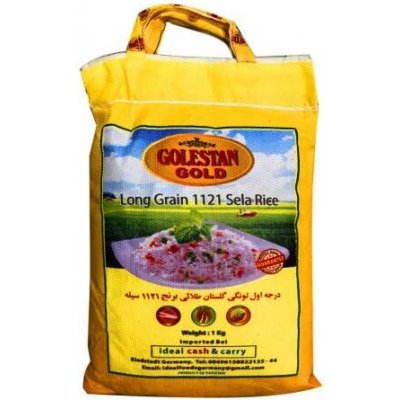 Golestan Gold Dlouhozrnná Sella rýže 1 kg – Sleviste.cz