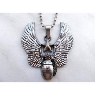 Blingstar Přívěsek GRENADE WINGS Granát Křídla P819 – Hledejceny.cz