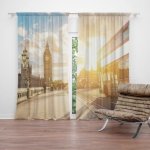 Sablio Závěs Londýn Big Ben : 2ks 140x250cm – Hledejceny.cz