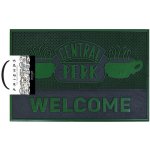 CurePink Gumová Friends Central Perk (60 x 40 cm) zelená [GP85482] – Zboží Dáma