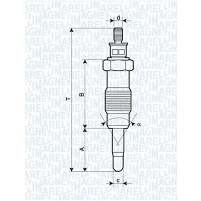 Žhavicí svíčka MAGNETI MARELLI 062580704304 – Hledejceny.cz