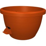 Plastkon Květináč samozavlažovací Marina 30 cm terakotový – Sleviste.cz