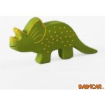 Tikiri Baby dinosaurus z přírodního kaučuku Triceratops Trice – Zboží Dáma