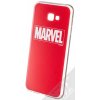 Pouzdro a kryt na mobilní telefon Samsung Pouzdro Marvel Logo 002 TPU ochranné silikonové s motivem Samsung Galaxy J4 Plus 2018 červené