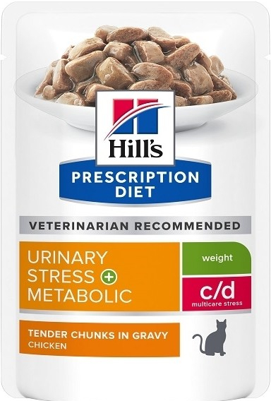 Hill\'s Prescription Diet C/D Urinary Stress Metabolic Chicken 12 x 85 g