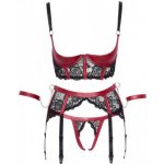 Cottelli Bondage Matte lace breast lift set – Zboží Dáma