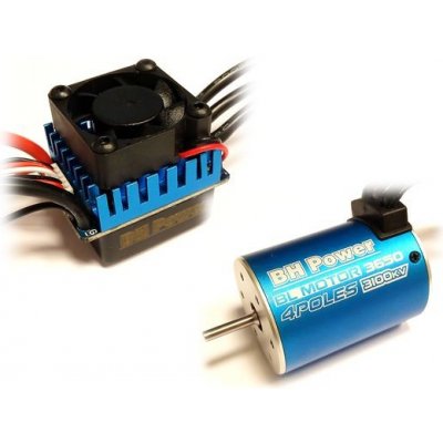 BH Power Střídavý elektromotor Combo 3650 3900kv+60A 1/10 pro RC auta – Zbozi.Blesk.cz