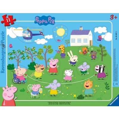 Ravensburger vkládačka Prasátko Peppa 11 dílků