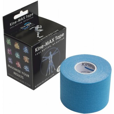 KineMAX Classic kinesiologická tejpovací páska modrá 5 cm x 5 m – Zbozi.Blesk.cz