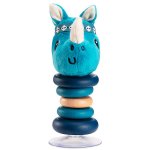 Lilliputiens houpací chrastítko s přísavkou nosorožec Marius – Sleviste.cz