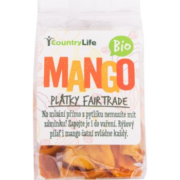 Country Life Bio mango plátky sušené 80 g