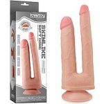 LoveToy Skinlike Double Penetration Soft Cock, dvojité dildo na dvojité proniknutí – Zboží Dáma LoveToy Skinlike Double Penetration Soft Cock, dvojité dildo na dvojité proniknutí – Zboží Dáma