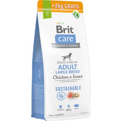 Brit Care Sustainable Adult Large Breed Chicken & Insect 14 kg – Hledejceny.cz