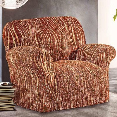 GA.I.CO bielastický potah na křeslo Universo Nový žíhaný cihlový 60 - 110 cm – Zboží Dáma