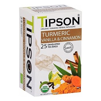 Tipson Tea Turmeric & Vanilla Cinnamon 25 x 1,5 g