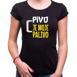 Fajntričko Tričko Pivo je moje palivo černá