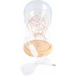 goobay Dekorační skleněný zvon 50x LED USB 60340 40.92.0574 – Hledejceny.cz