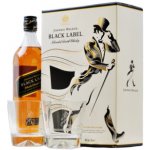 Johnnie Walker Black 40% 0,7 l (dárkové balení 2 sklenice) – Hledejceny.cz