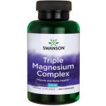 Swanson Triple Magnesium Complex 400 mg 300 kapslí – Hledejceny.cz