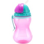 Canpol babies Cestovní sportovní láhev se slámkou růžová 370 ml – Zboží Dáma