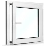 SkladOken.cz Okno jednokřídlé 80x80 cm bílé otevíravé i sklopné PRAVÉ – Sleviste.cz