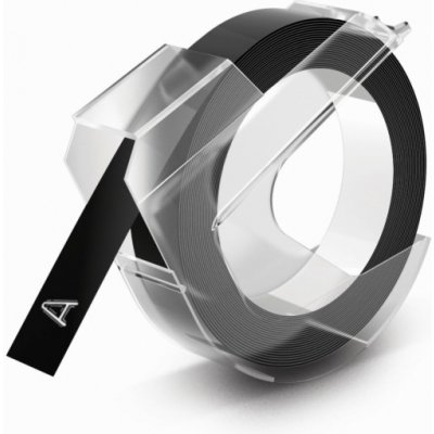 Originální pásky Dymo pro štítkovač Omega 9 mm x 3 m, černá – Zboží Mobilmania