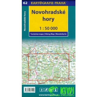 Kartografie Praha Novohradské hory 62 mapa 1:50 000 – Zbozi.Blesk.cz