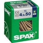 Spax Yellox Univerzální vrut, ø 4,5 × 50 mm, PZ2, zápustná hlava, 75 ks 4081020450507 – Hledejceny.cz