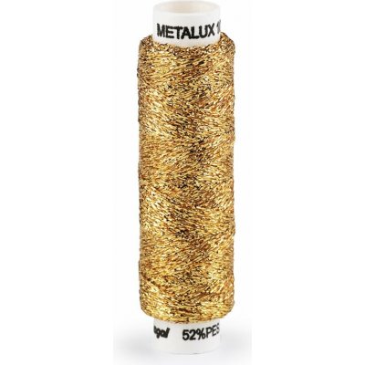 Nitě vyšívací 100 m Metalux - zlatá (10 ks) – Zboží Mobilmania
