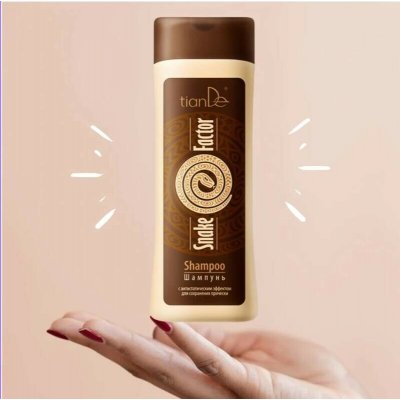 tianDe šampon na vlasy Snake Factor 200 ml – Zboží Mobilmania