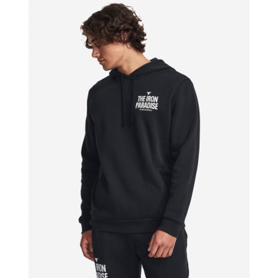 Under Armour Pjt Rock Rival fleece Hoodie-BLK 1380107-001 – Zboží Dáma