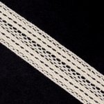 Bavlněná krajka 25mm 727389 béžová - metráž – Zboží Mobilmania