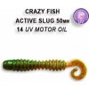 Návnada a nástraha Crazy Fish Active Slug 5 cm 14 motor oil