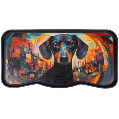 Flomat Plastový odkapávač na boty FLOMA Dashshund - 38 x 75 x 2,1 cm – Sleviste.cz