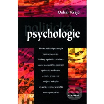 Politická psychologie - Oskar Krejčí – Zboží Mobilmania