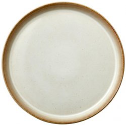 Bitz Mělký talíř 27 cm Grey/Cream krémová