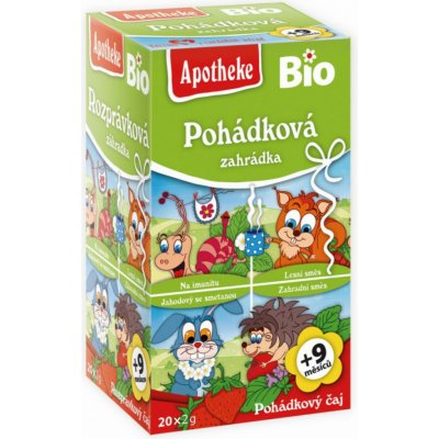Apotheke Pohádkový Pohádková zahrádka Bio 20 x 2 g – Zbozi.Blesk.cz